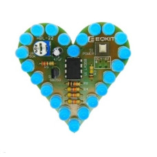 Набор DIY Kit сердце комплект DC 4 V-6 V ( синий ) Набор DIY Kit сердце комплект DC 4 V-6 V ( синий )