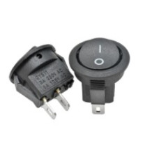 Переключатель 220V 2pin 2положения (без подсветки) KCD5-101-2 Переключатель 220V 2pin 2положения (без подсветки) KCD5-101-2