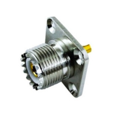 Гнездо UHF монтажное квадратное на корпус UHF-FF ( UHF-009  EM-UC006-NGD )