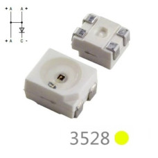 Светодиод желтый smd 1,9...2,5V LY E6SF 2,15nm ( общий катод ) Светодиод желтый smd 1,9...2,5V LY E6SF 2,15nm ( общий катод )