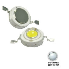 Светодиод 1W белый холодный 3,2VDC 100-120Lm 6000-6500K Светодиод 1W белый холодный 3,2VDC 100-120Lm 6000-6500K