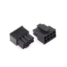 Гнездо на кабель 4,2мм 2x4 pin Разъем Mini Fit ( черный )