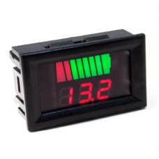 Индикатор емкости аккумулятора 12-60VDC 56" в корпусе 2pin красный Индикатор емкости аккумулятора 12-60VDC 56" в корпусе 2pin красный