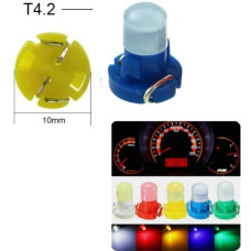 Лампочка авто T4.2 12V с креплением LED белый