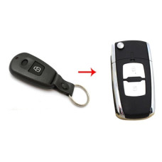 Корпус ключа KIA / Hyundai 2 кнопки ( жало HYN10 )