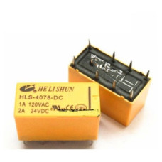 Реле электромагнитное HLS-4078 5VDC 2A Реле электромагнитное HLS-4078 5VDC 2A