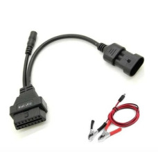 Переходник OBD2 Fiat ( 3 pin ) кабель, Alfa Romeo, Lancia, Chery, Aprilia Переходник OBD2 Fiat ( 3 pin ) кабель, Alfa Romeo, Lancia, Chery, Aprilia