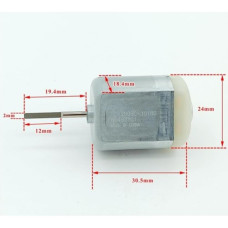 Мотор FC-280SC-18180 19,4мм DC 12V 11800 об./мин. с фаской Мотор FC-280SC-18180 19,4мм DC 12V 11800 об./мин. с фаской