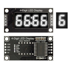 Arduino TM1637 светодиодный модуль 0,56" ( белый ) Arduino TM1637 светодиодный модуль 0,56" ( белый )