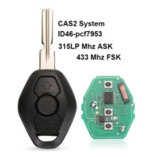 Ключ BMW 3 кнопки ( жало HU58 ) полный 433/315 МГц