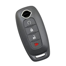Чехол для Nissan 4кн X-Trail T33 Qashqai (силиконовый) чер / кр / бел Чехол для Nissan 4кн X-Trail T33 Qashqai (силиконовый) чер / кр / бел