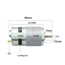 Мотор RS775SHZ 12VDC Мотор RS775SHZ 12VDC
