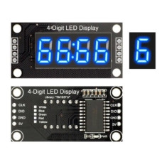 Arduino TM1637 светодиодный модуль 0,56" ( синий ) Arduino TM1637 светодиодный модуль 0,56" ( синий )