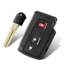 Корпус ключа TOYOTA 3 кнопки ( смарт ) + "паника"