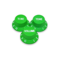 Набор VOLUME/TONE для гитары 3pcs ( зеленая / бел )