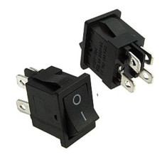 Переключатель 220V 4pin 2 положения кубик (без подсв.) KCD1-104-C