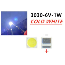 Светодиод LED подсветки TV 6V-6.8V 1W 8000-10000K Светодиод LED подсветки TV 6V-6.8V 1W 8000-10000K