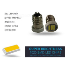 Лампочка 12V 1W  LED ( фонарик ) E10 7020