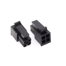 Гнездо на кабель 4,2мм 2x2 pin Разъем Mini Fit ( черный )