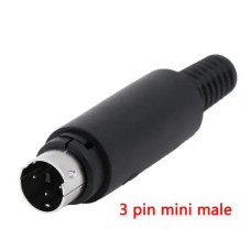 Штекер S-VHS на кабель 3pin ( Mini DIN connectors ) Штекер S-VHS на кабель 3pin ( Mini DIN connectors )