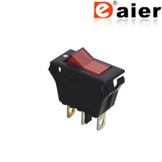 Переключатель 220V 3pin 2положения (с подсветкой) KCD3-101N-2V