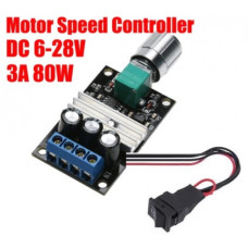 Регулятор скорости двигателя DC 3A (6~28V) с реверсом Регулятор скорости двигателя DC 3A (6~28V) с реверсом