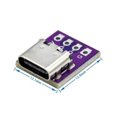 Гнездо USB Type-C 4pin Гнездо USB Type-C 4pin