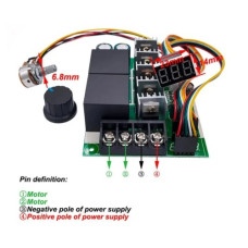 Регулятор скорости двигателя DC (9-60V) 60A с дисплеем Регулятор скорости двигателя DC (9-60V) 60A с дисплеем