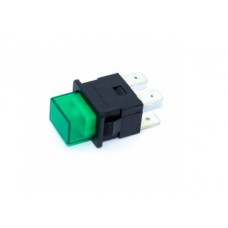 Выключатель пылесоса PS23-16  16A 250V с подсветкой (зеленая)