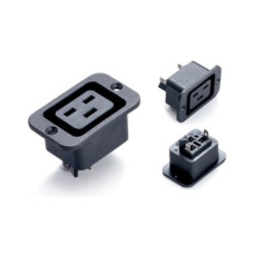 Гнездо 220V монтажное SS-3B 16A 250VAC