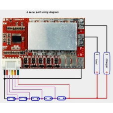 Контроллер заряда Li-ion аккумулятора BMS 5S 50A 18,5V (21V) Контроллер заряда Li-ion аккумулятора BMS 5S 50A 18,5V (21V)