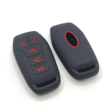 Чехол для Ford 5кн MKC MKX MKZ Edge Escape Focus (силиконовый) Red Чехол для Ford 5кн MKC MKX MKZ Edge Escape Focus (силиконовый) Red