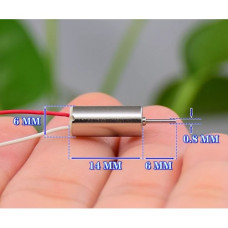 Мотор 614 A Coreless DC 3-3,7V мини 6*14 мм NdFeB Мотор 614 A Coreless DC 3-3,7V мини 6*14 мм NdFeB
