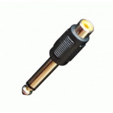 Перех шт 6,3мм - гн RCA  пл Bespeco AD65