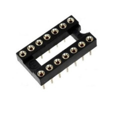 Панелька для микросхем 14 pin ( SCSM-14 ) цанговая Панелька для микросхем 14 pin ( SCSM-14 ) цанговая