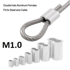 Алюминиевая гильза с двумя отверстиями M1.0