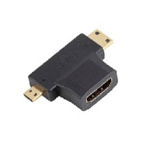 Переходник гн HDMI - шт micro HDMI - шт mini HDMI Переходник гн HDMI - шт micro HDMI - шт mini HDMI