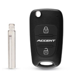Корпус ключа Hyundai 3 кнопки ACCENT ( жало HY18 (HY20R Blade))