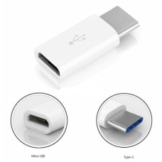 Переходник штекер USB Type-C - гнездо USB micro 5pin Переходник штекер USB Type-C - гнездо USB micro 5pin