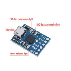 Конвертер Micro USB - UART TTL  ( CP2102 )