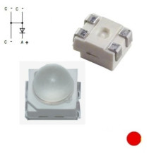 Светодиод красный smd 1,9-2,5V LS E6SF c линзой ( общий анод ) Светодиод красный smd 1,9-2,5V LS E6SF c линзой ( общий анод )