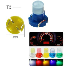 Лампочка авто T3 12V с креплением LED белый