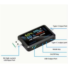 Тестер USB2.0/TYPE-C DUAL ( YS181500-A ) Тестер USB2.0/TYPE-C DUAL ( YS181500-A )
