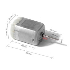 Мотор FC-280SC-20150 19.5мм DC 12V 11800 об./мин. с фаской Мотор FC-280SC-20150 19.5мм DC 12V 11800 об./мин. с фаской