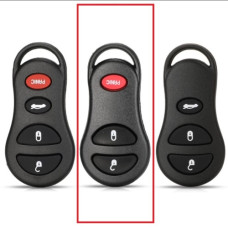 Брелок-корпус JEEP 2кн + паника Брелок-корпус JEEP 2кн + паника