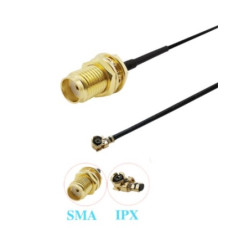 Переходник штекер Мини Pci U. Fl - гнездо SMA ( RPSMA-K to IPX ) кабель 20см Переходник штекер Мини Pci U. Fl - гнездо SMA ( RPSMA-K to IPX ) кабель 20см