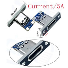 Гнездо USB Type-C 4pin монтажное Гнездо USB Type-C 4pin монтажное