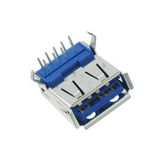 Гнездо USB-A-AF 3.0 монтажное 9pin Гнездо USB-A-AF 3.0 монтажное 9pin