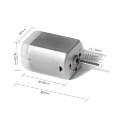 Мотор FC-280PC-22125 15мм DC 12V 11800 об./мин. с фаской Мотор FC-280PC-22125 15мм DC 12V 11800 об./мин. с фаской