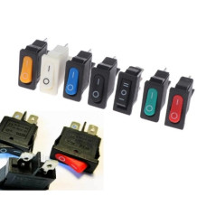 Переключатель 220V 2pin 2положения (без подсветки) KCD1-110 Переключатель 220V 2pin 2положения (без подсветки) KCD1-110